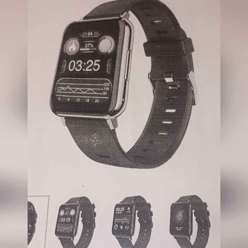 Smartwatch with Black Band